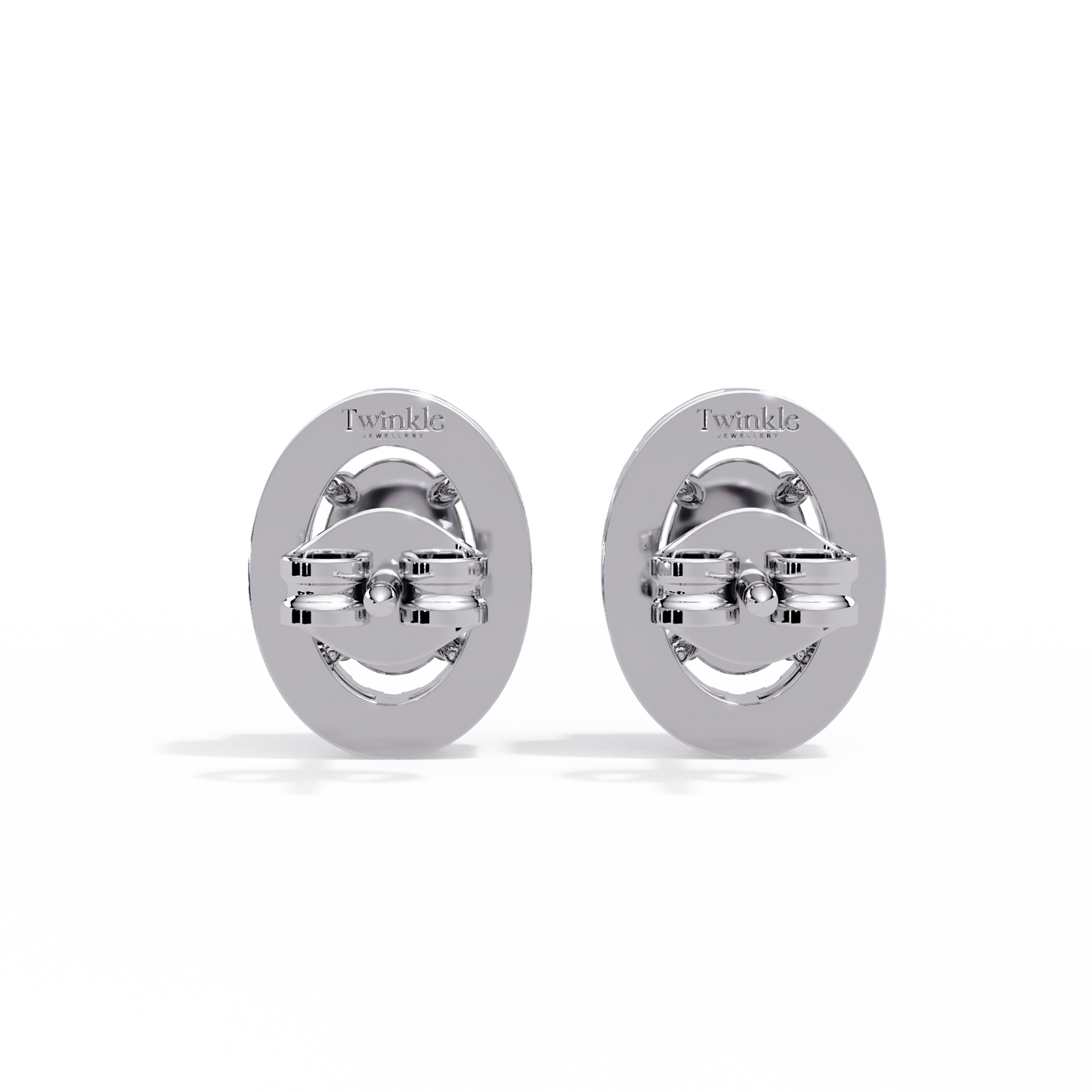 1.32ct Lab Diamond Oval Cut Stud Earrings