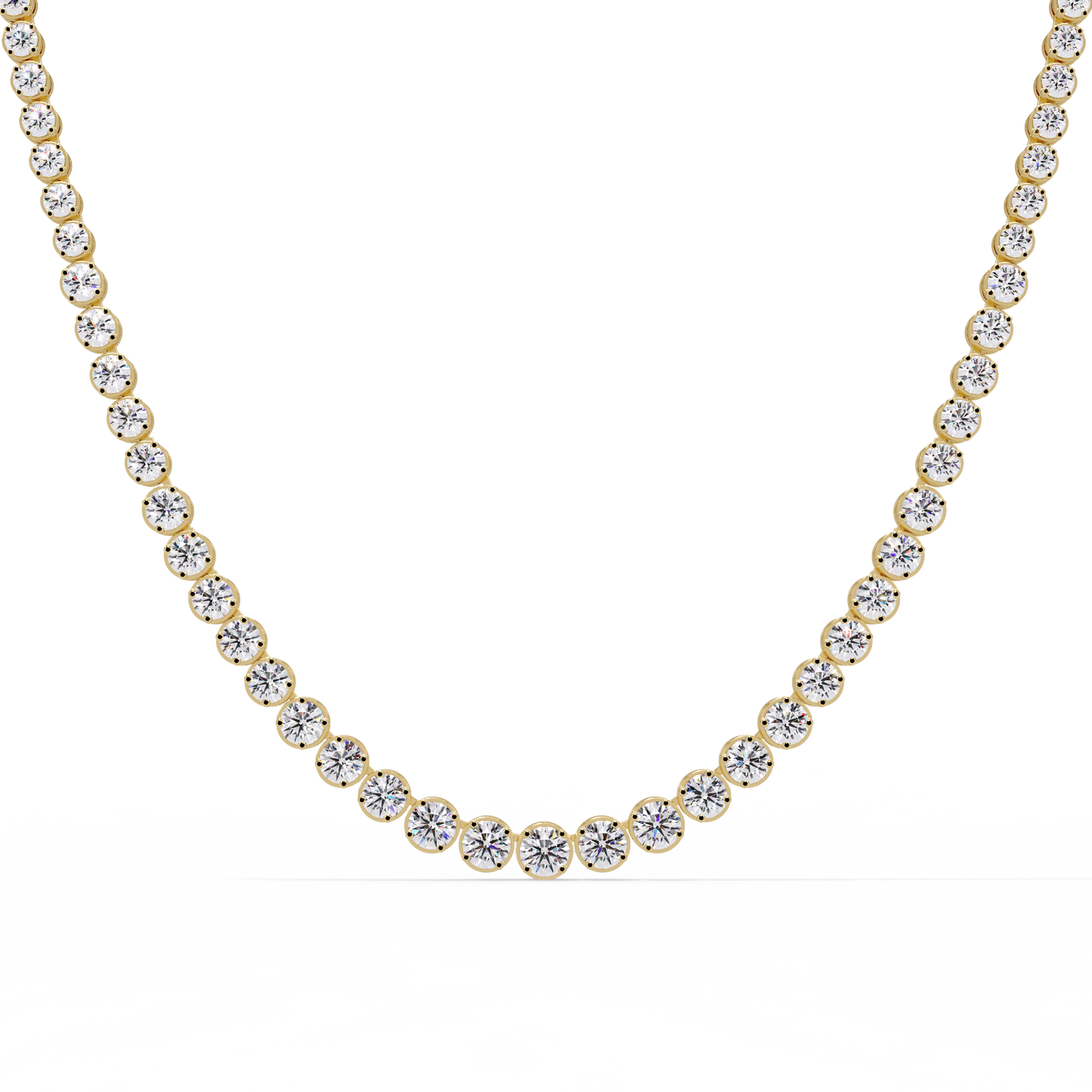 5.40 CT Diamond Tennis Necklace
