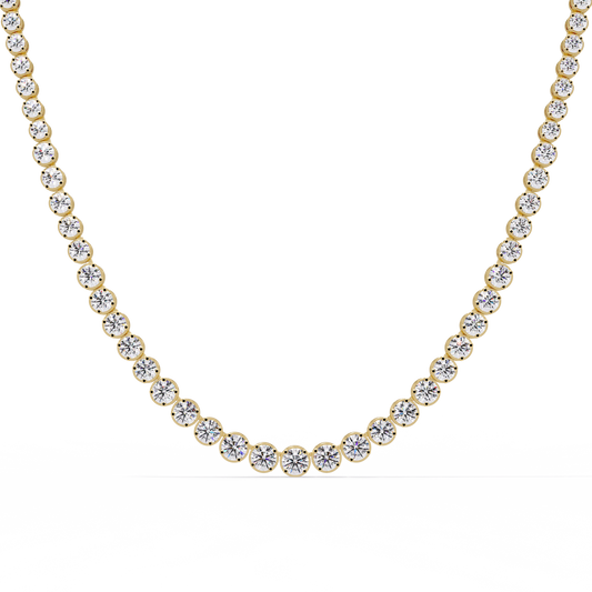 5.40 CT Diamond Tennis Necklace