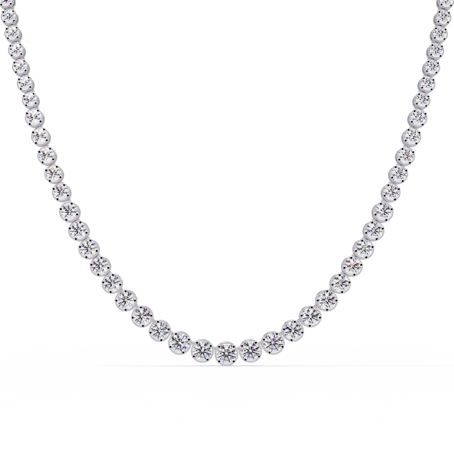 5.40 CT Diamond Tennis Necklace