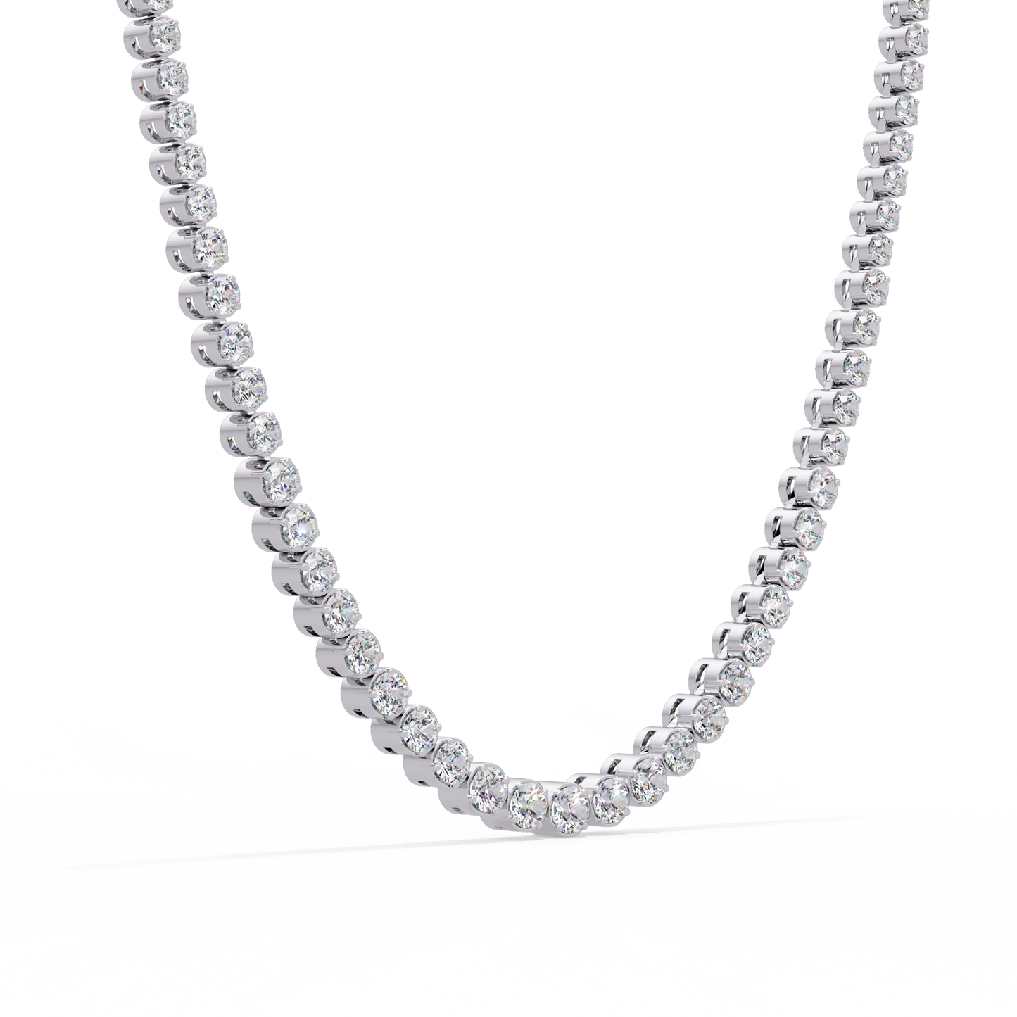 5.40 CT Diamond Tennis Necklace