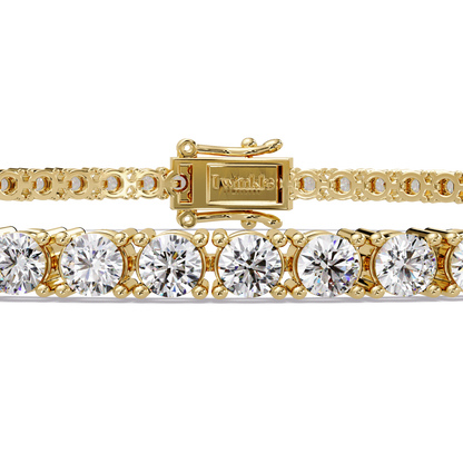 2.15 CT Round Cut Lab Diamond Tennis Bracelet