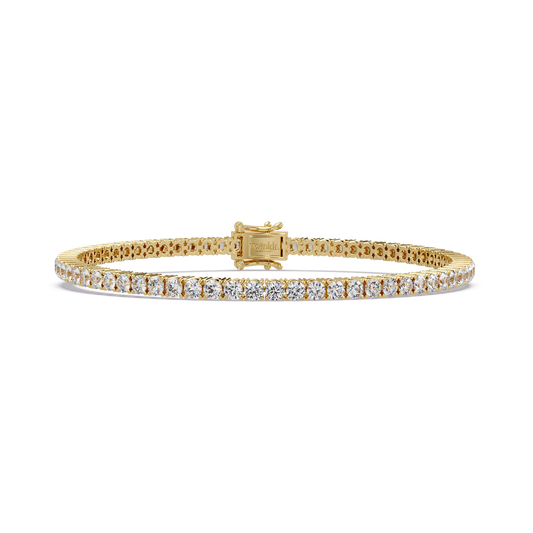 3.5 CT Round Cut Lab Diamond Tennis Bracelet