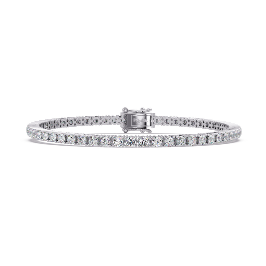 4.5 CT Round Cut Lab Diamond Tennis Bracelet