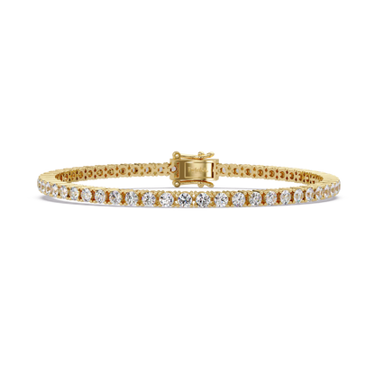 4.5 CT Round Cut Lab Diamond Tennis Bracelet