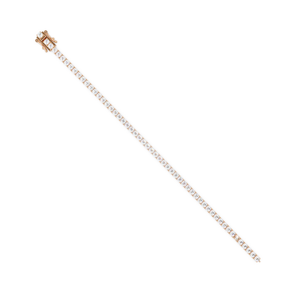 5.5 CT Round Cut Lab Diamond Tennis Bracelet