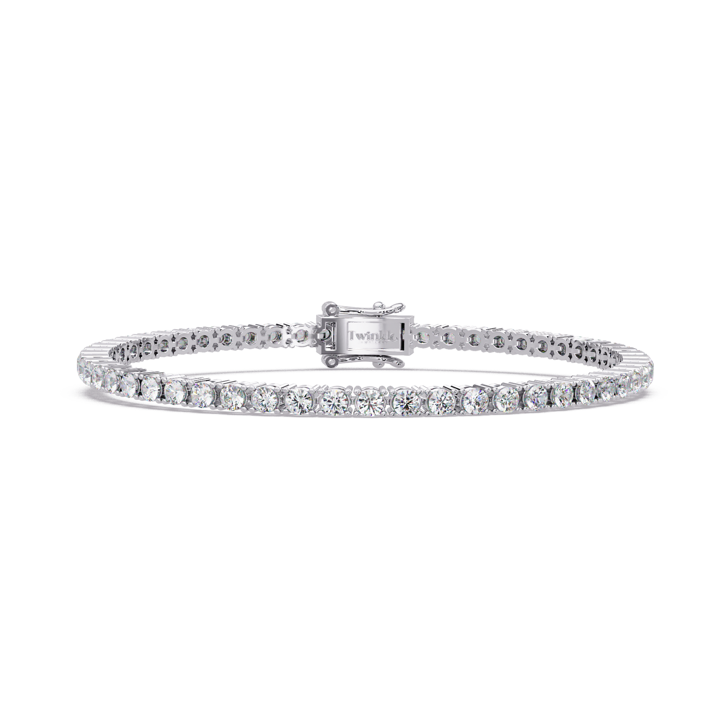 5.5 CT Round Cut Lab Diamond Tennis Bracelet