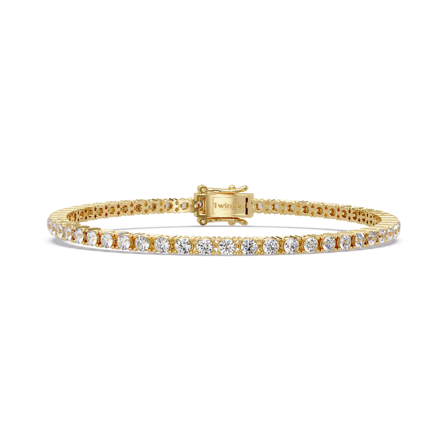 5.5 CT Round Cut Lab Diamond Tennis Bracelet