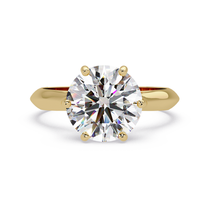 3 CT Solitaire Lab Grown Diamond Ring