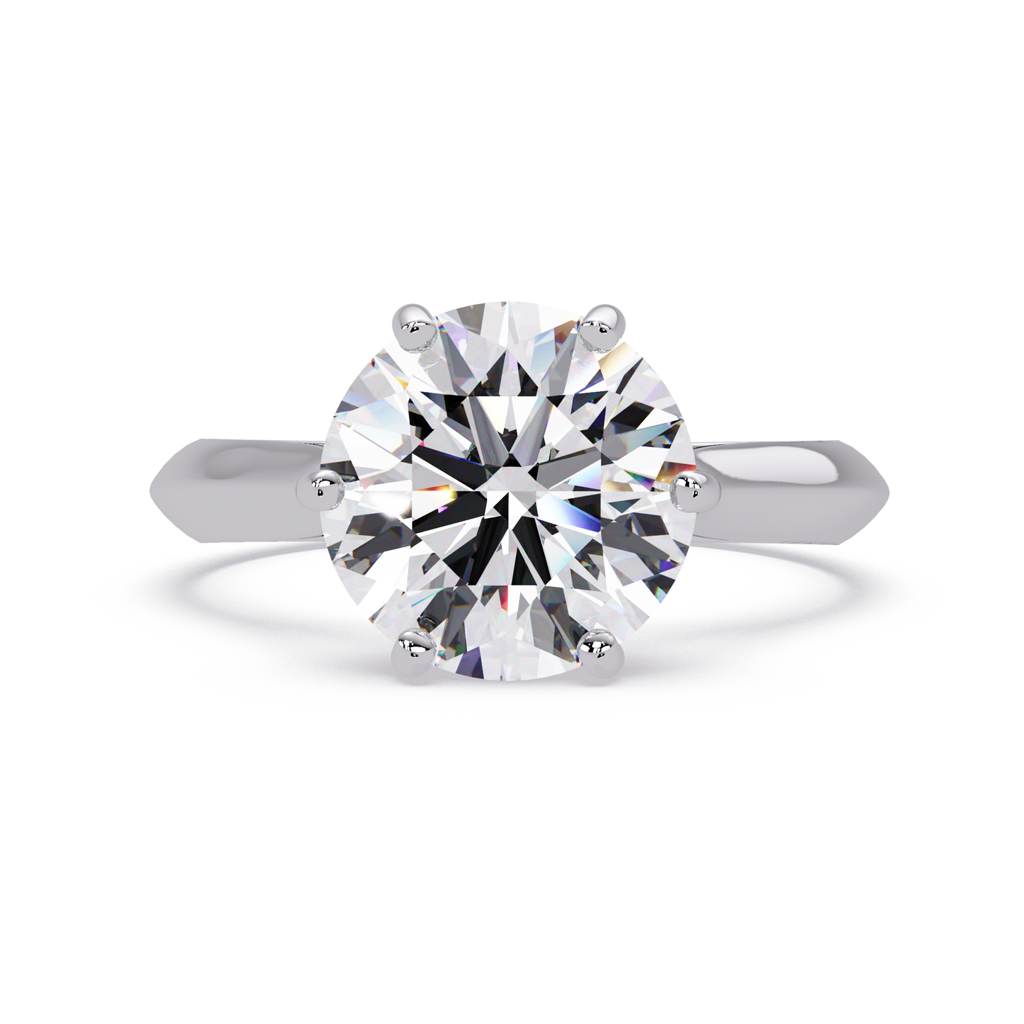 3 CT Solitaire Lab Grown Diamond Ring