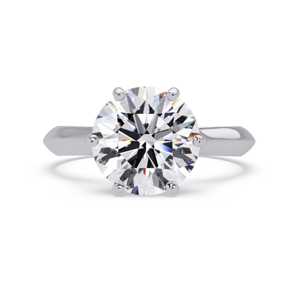 3 CT Solitaire Lab Grown Diamond Ring
