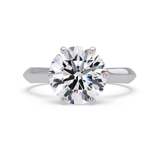 3 CT Solitaire Lab Grown Diamond Ring