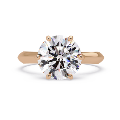 3 CT Solitaire Lab Grown Diamond Ring