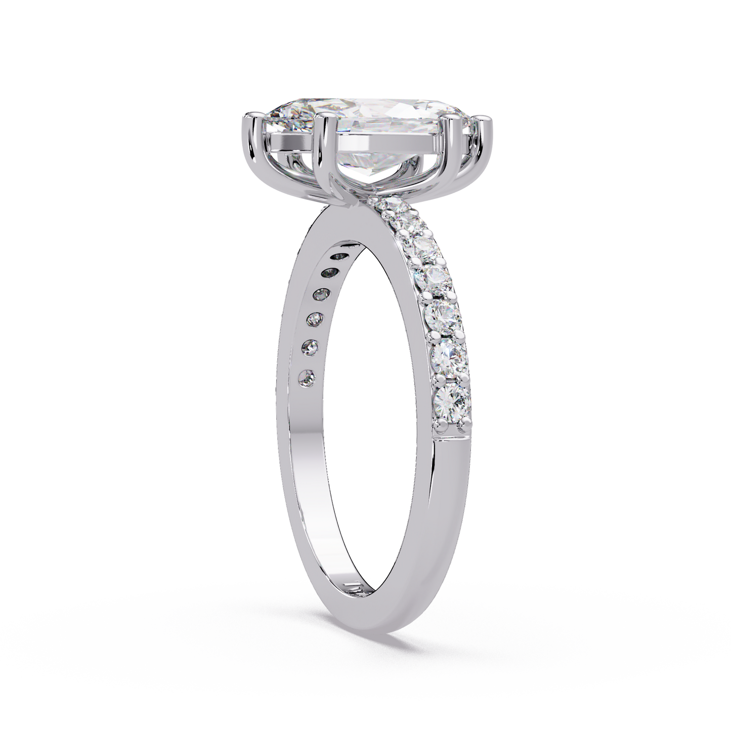 1.48 CT Marquise Shape Lab Diamond Ring