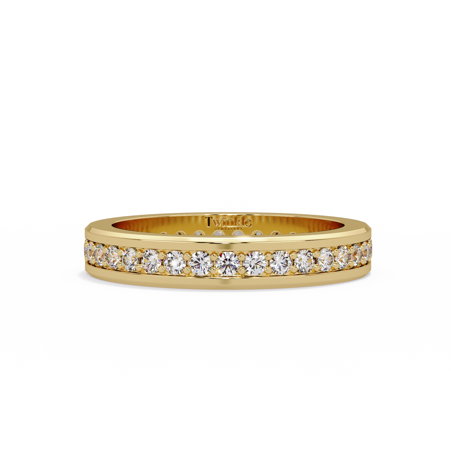 0.68 CT Classic Round Cut Lab Diamond Ring