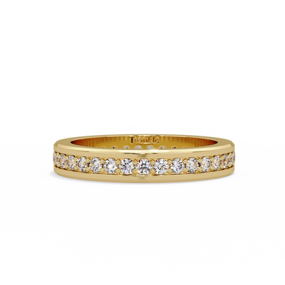 0.68 CT Classic Round Cut Lab Diamond Ring