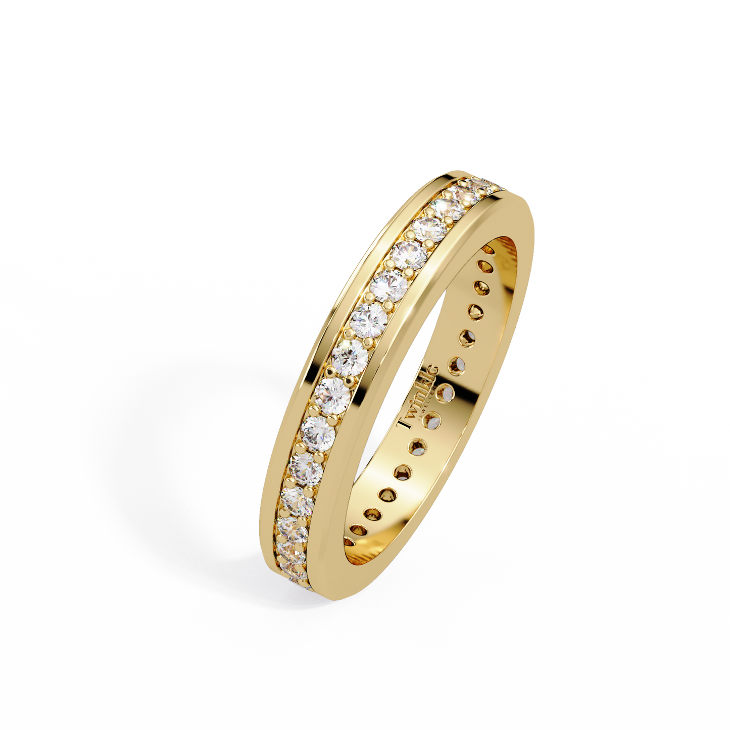 0.68 CT Classic Round Cut Lab Diamond Ring