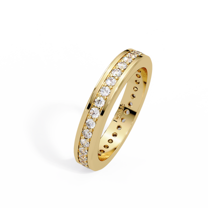 0.68 CT Classic Round Cut Lab Diamond Ring