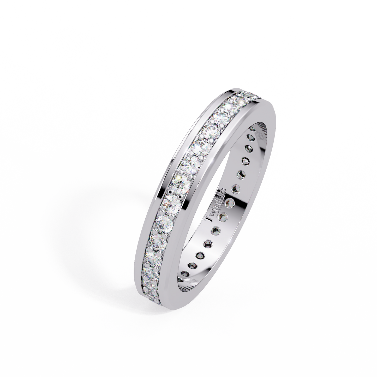 0.68 CT Classic Round Cut Lab Diamond Ring