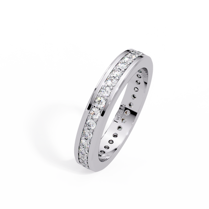 0.68 CT Classic Round Cut Lab Diamond Ring