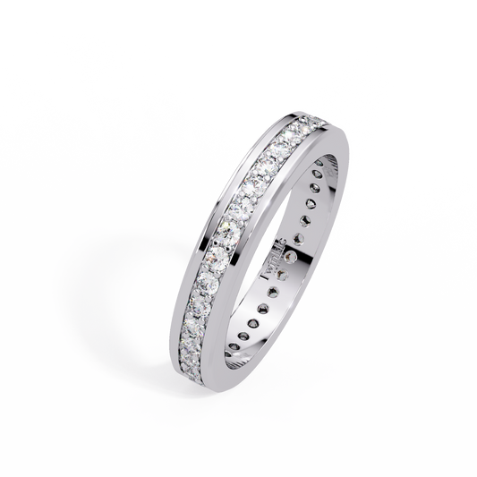0.68 CT Classic Round Cut Lab Diamond Ring