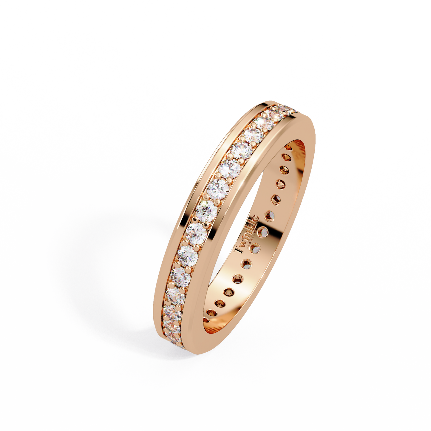 0.68 CT Classic Round Cut Lab Diamond Ring
