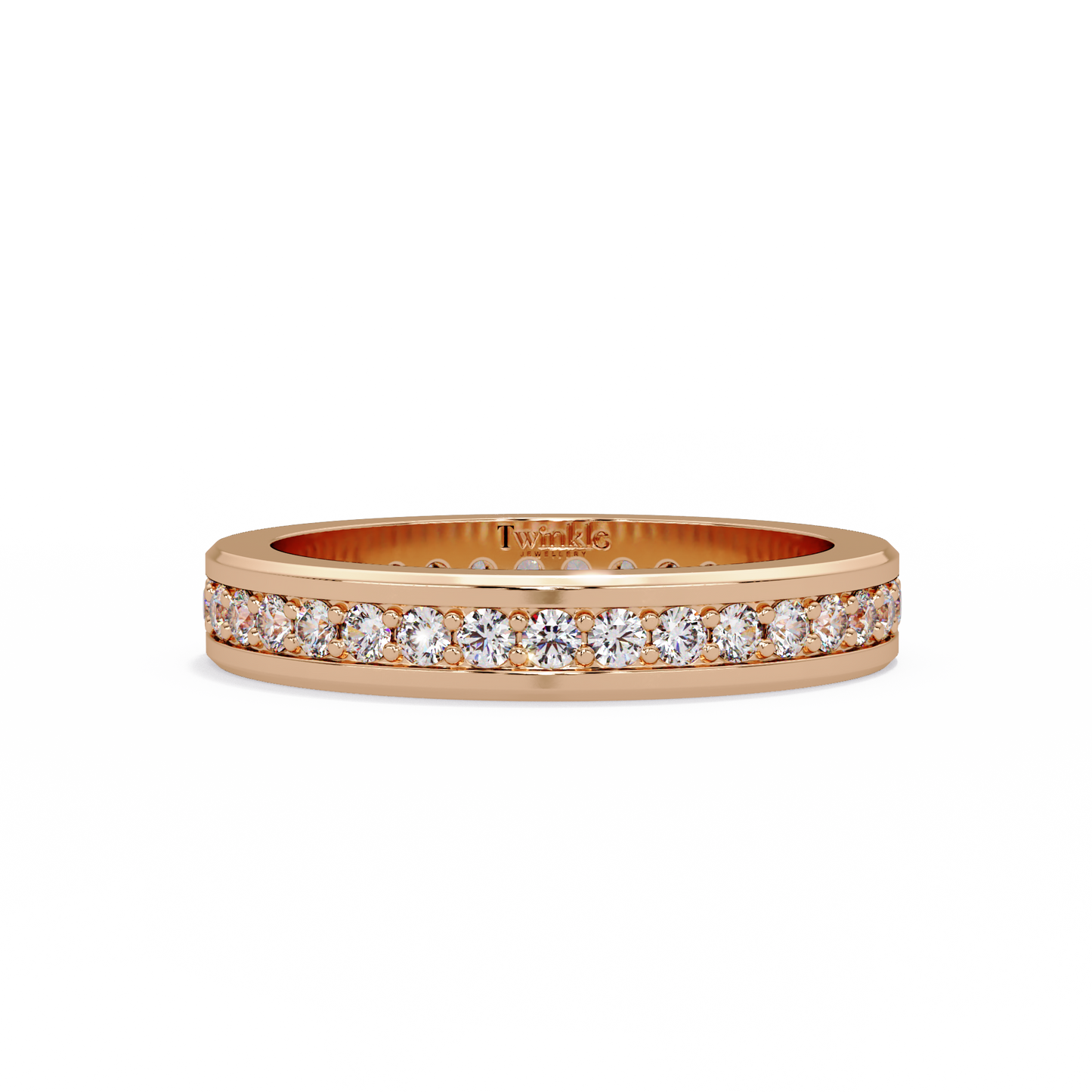 0.68 CT Classic Round Cut Lab Diamond Ring