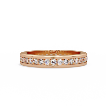 0.68 CT Classic Round Cut Lab Diamond Ring