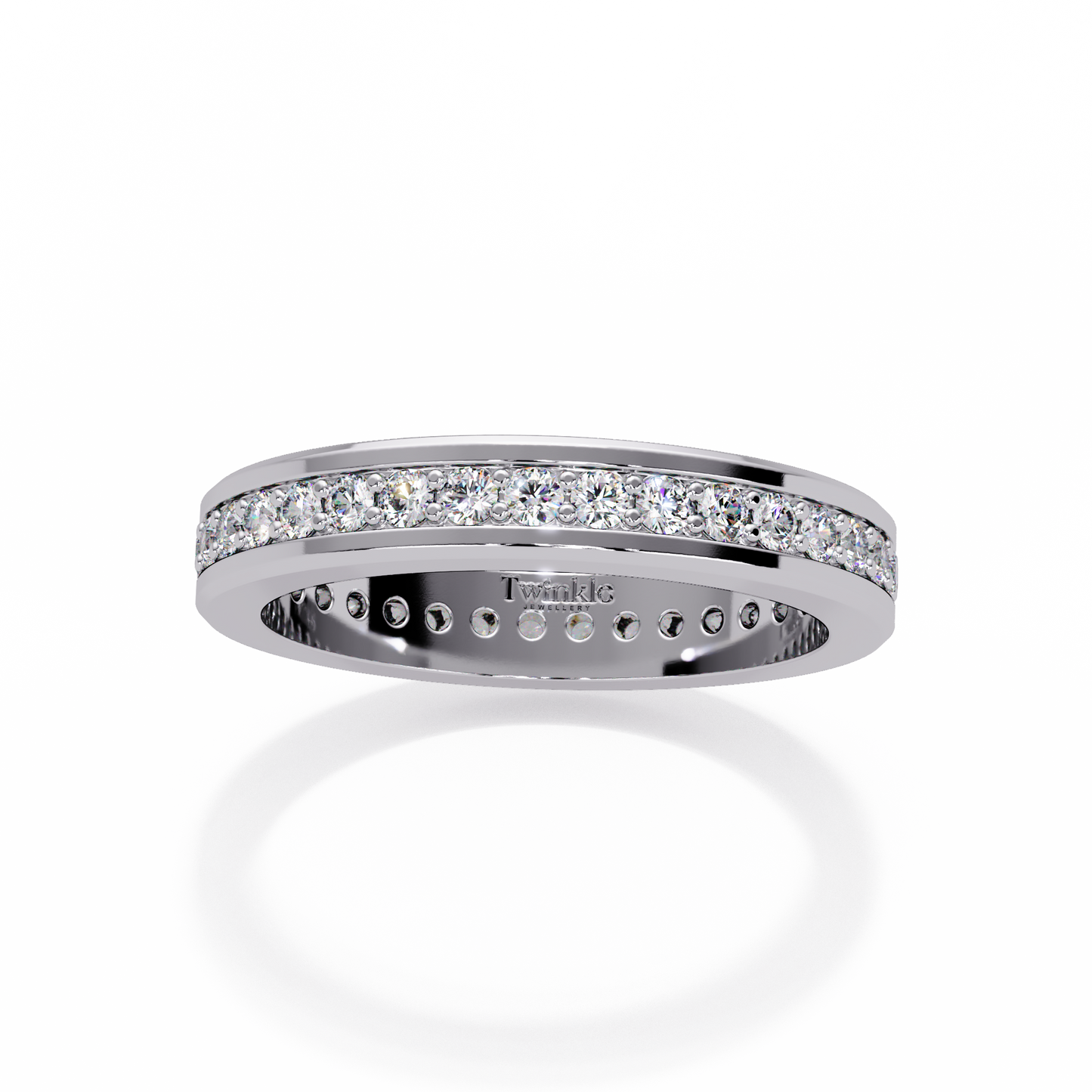 0.68 CT Classic Round Cut Lab Diamond Ring
