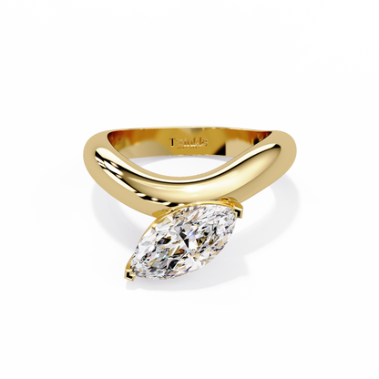 2 CT Marquise Pinky Ring