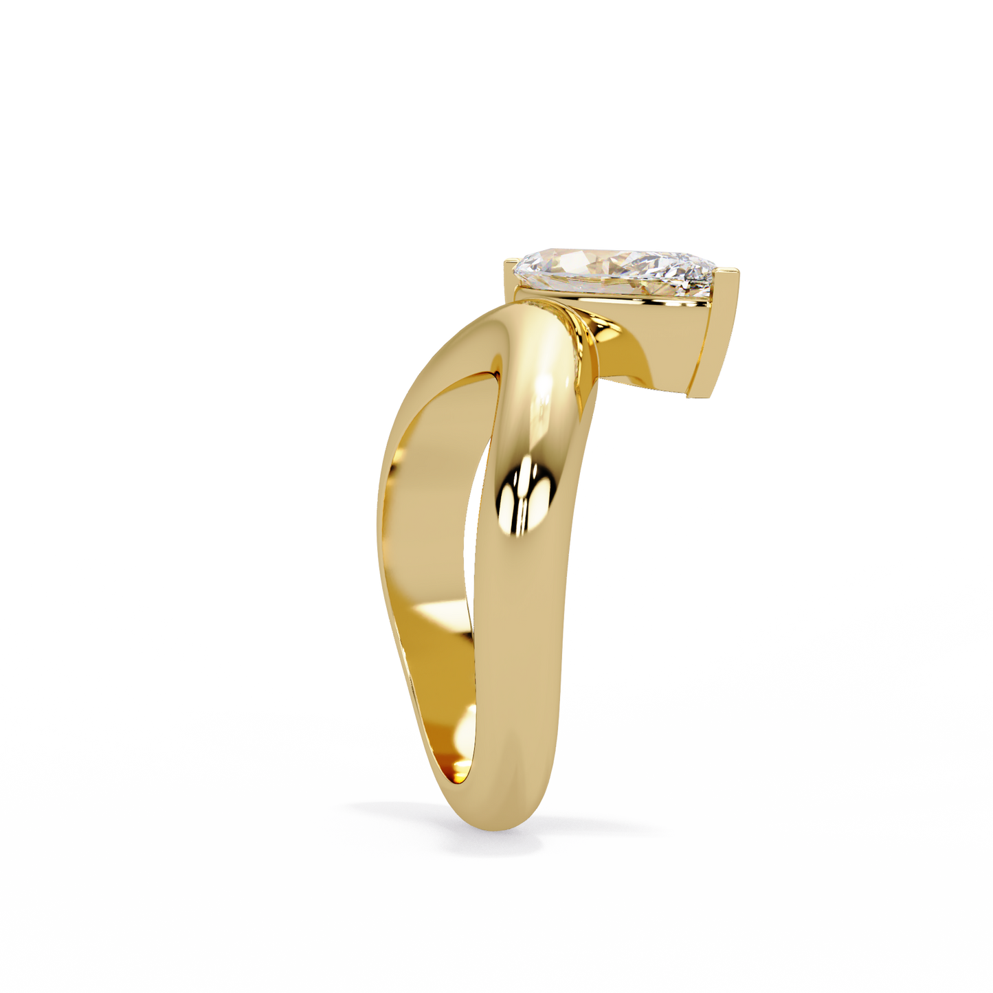 2 CT Marquise Pinky Ring