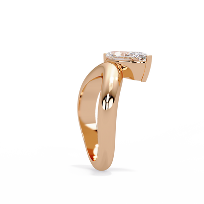 2 CT Marquise Pinky Ring