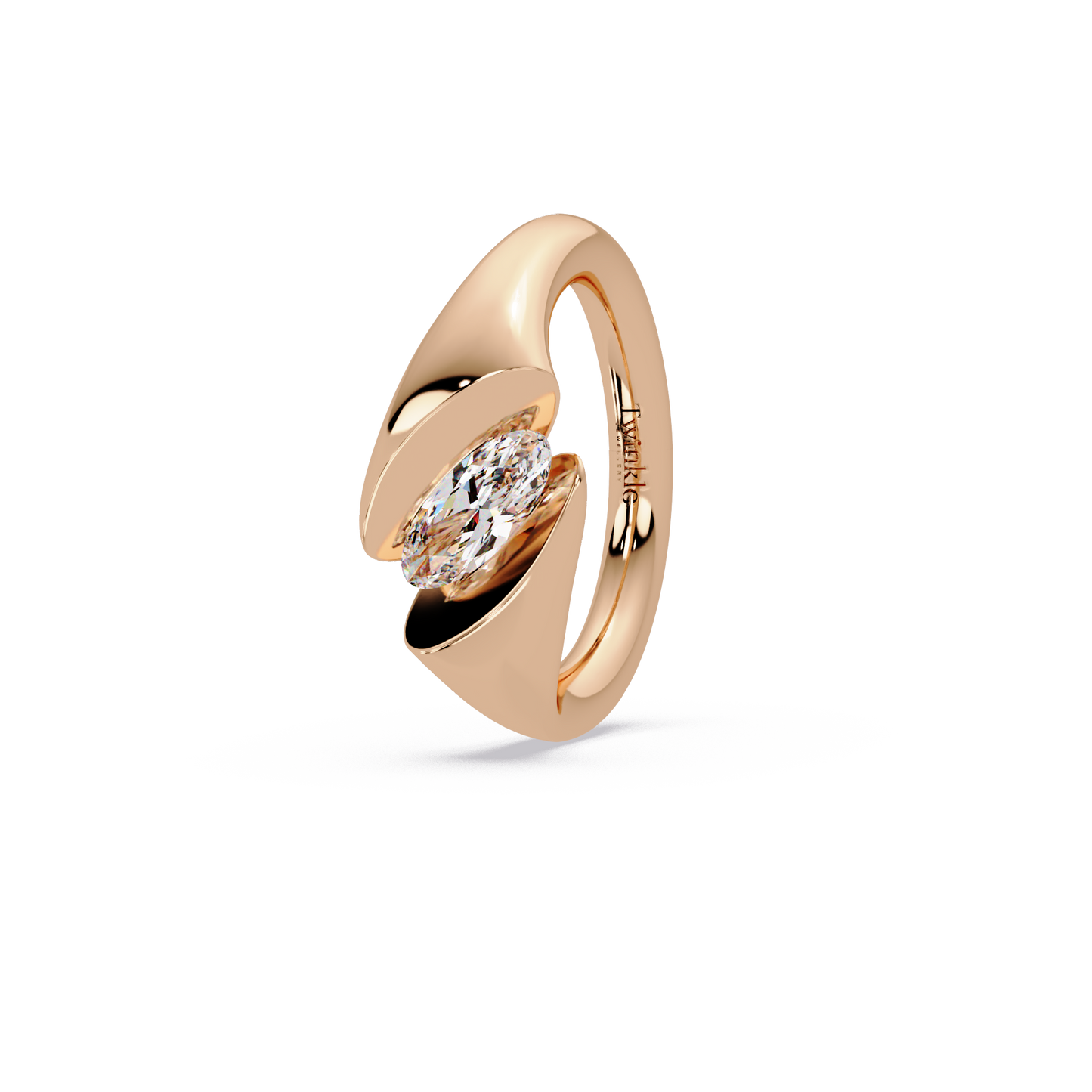 Oval 1 CT Solitaire Lab-Grown Diamond Ring