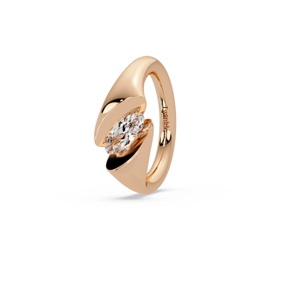 Oval 1 CT Solitaire Lab-Grown Diamond Ring