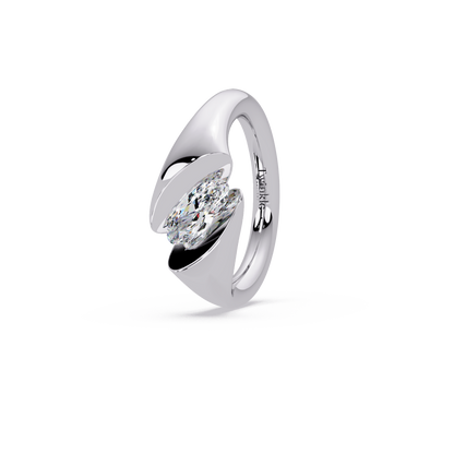 Oval 1 CT Solitaire Lab-Grown Diamond Ring
