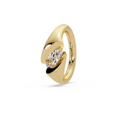 Oval 1 CT Solitaire Lab-Grown Diamond Ring