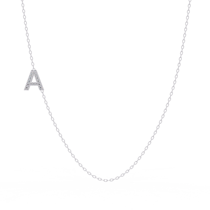 Diamond Initial Necklace