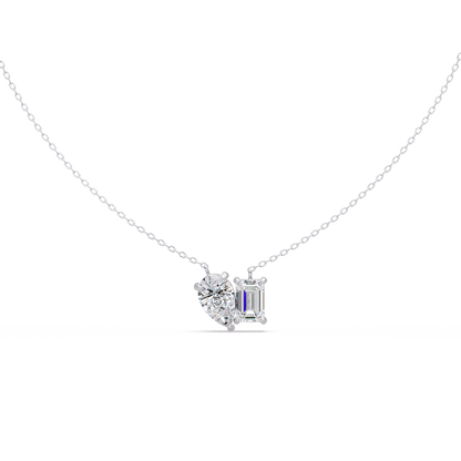 Pear And Emerald Lab Diamond Toi Moi Pendant