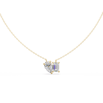 Pear And Emerald Lab Diamond Toi Moi Pendant