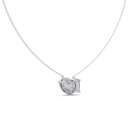 Pear And Emerald Lab Diamond Toi Moi Pendant