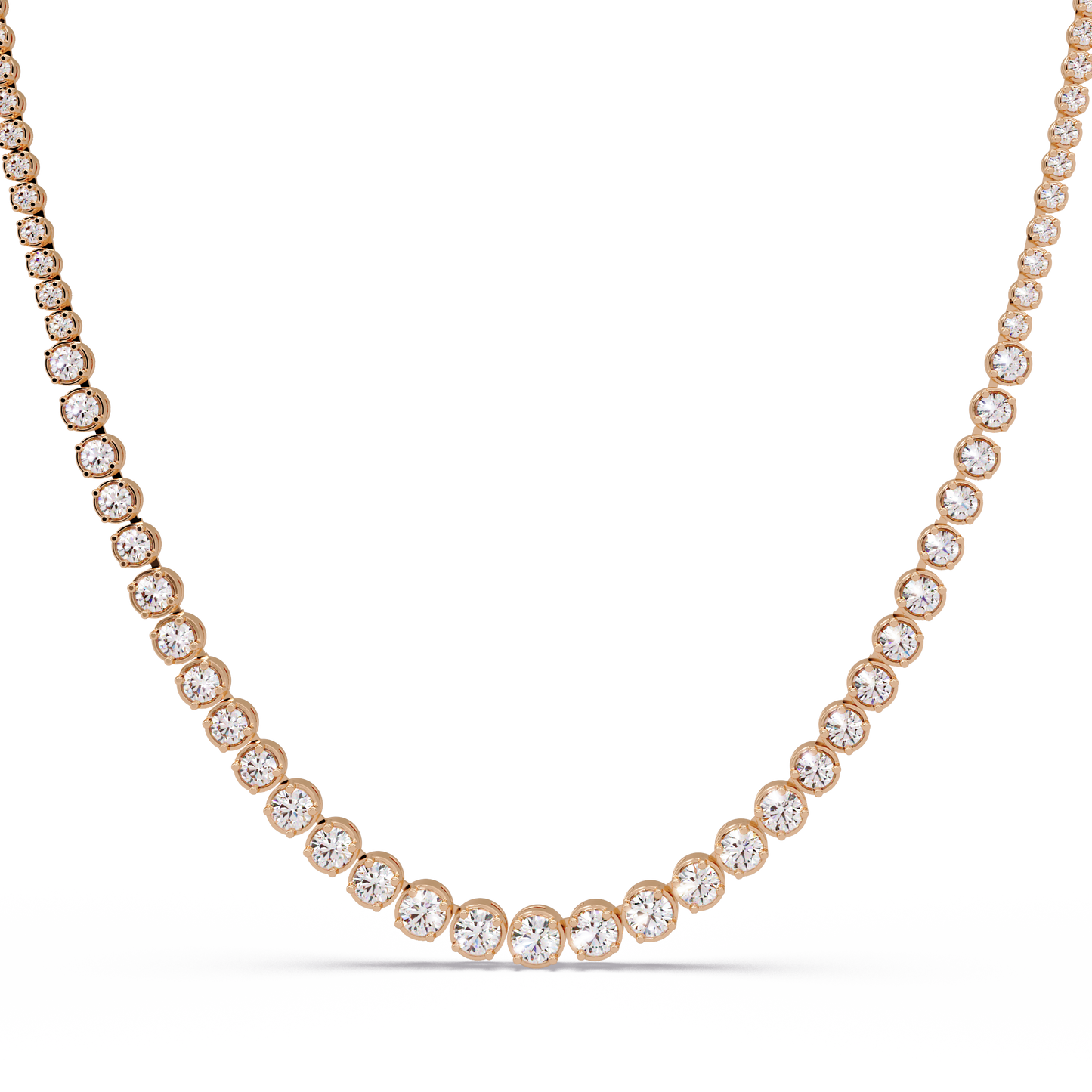 5.40 CT Diamond Tennis Necklace