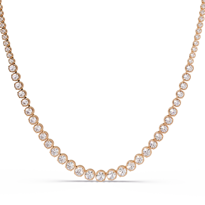 5.40 CT Diamond Tennis Necklace