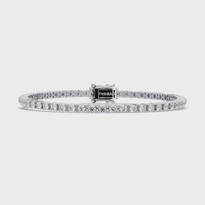 5.5 CT Round Cut Lab Diamond Tennis Bracelet