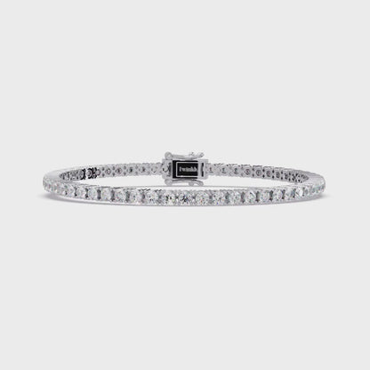 4.5 CT Round Cut Lab Diamond Tennis Bracelet